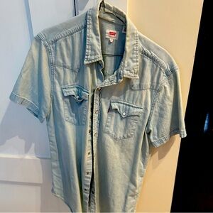 Levi short sleeve pearl snap